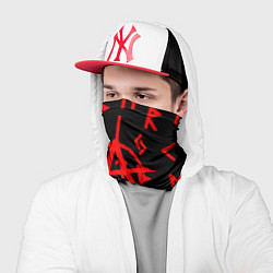 Бандана-труба Анархия символы, цвет: 3D-принт — фото 2