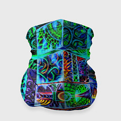 Бандана-труба Психоделика узор кислотный, цвет: 3D-принт