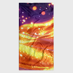 Бандана-труба Золотая волнистая текстура, цвет: 3D-принт — фото 2