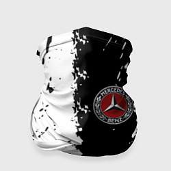 Бандана-труба Mercedes краски текстура, цвет: 3D-принт