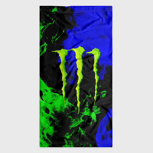 Бандана Monster energy кислотный огонь / 3D-принт – фото 3