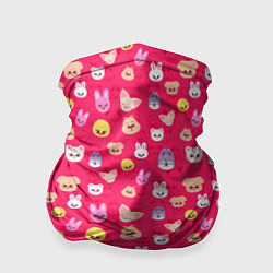 Бандана-труба Skzoo pattern pink, цвет: 3D-принт