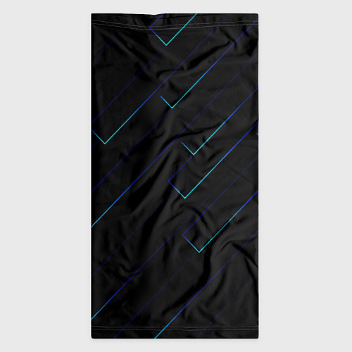 Бандана Color blue black / 3D-принт – фото 3