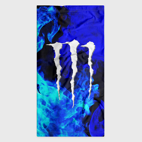 Бандана Monster energy синий дым / 3D-принт – фото 3