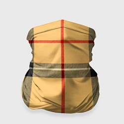 Бандана-труба Классическая клеточка, цвет: 3D-принт