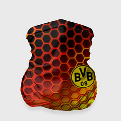 Бандана-труба Borussia металлические соты, цвет: 3D-принт