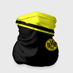 Бандана-труба Borussia жёлтые полосы, цвет: 3D-принт