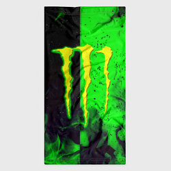 Бандана-труба Monster energy green fire, цвет: 3D-принт — фото 2