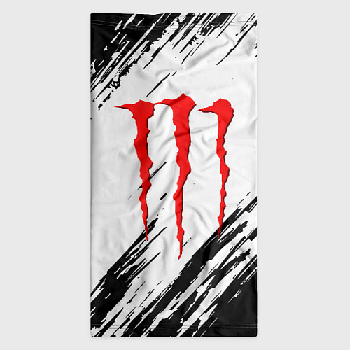 Бандана Monster energy черно краски / 3D-принт – фото 3