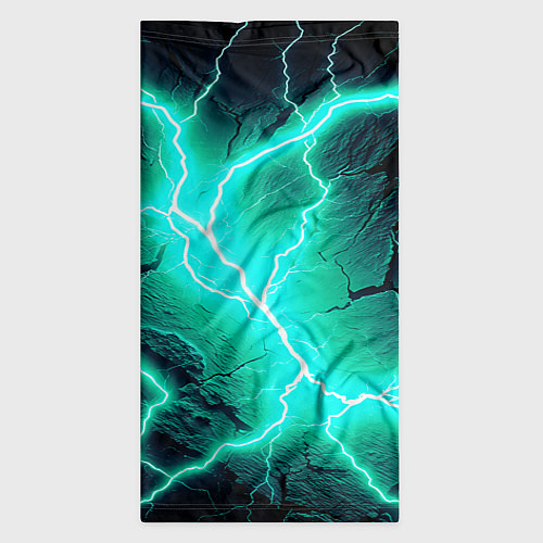 Бандана Color light blue black / 3D-принт – фото 3
