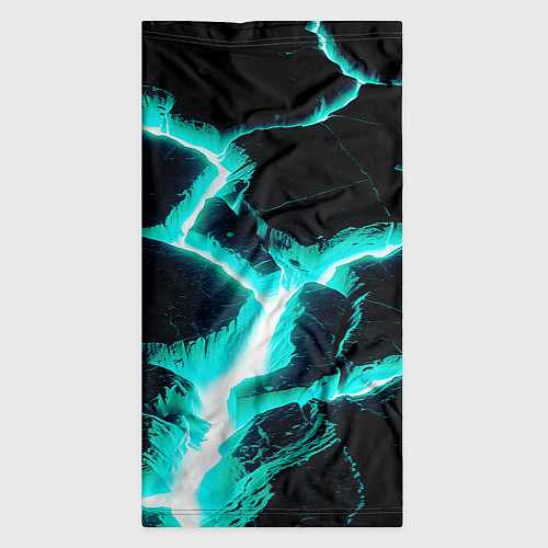 Бандана Color light blue black / 3D-принт – фото 3