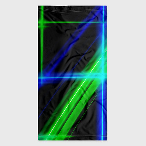 Бандана Color blue black green / 3D-принт – фото 3