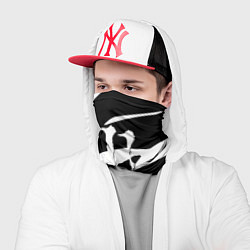 Бандана-труба Monster energy чёрные штрихи, цвет: 3D-принт — фото 2