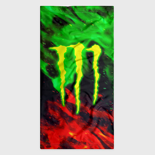 Бандана Monster energy огонь лого / 3D-принт – фото 3