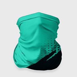 Бандана Color black light blue