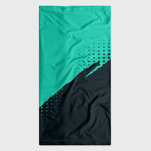 Бандана Color black light blue / 3D-принт – фото 3