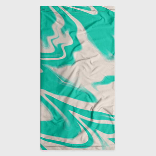 Бандана Color white turquoise / 3D-принт – фото 3