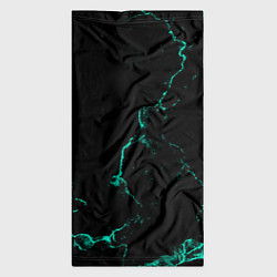 Бандана-труба Color black turquoise, цвет: 3D-принт — фото 2