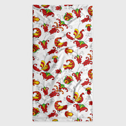 Бандана-труба Русский народный орнамент в стиле росписей Северно, цвет: 3D-принт — фото 2