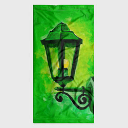 Бандана-труба Уличный зелёный фонарь, цвет: 3D-принт — фото 2