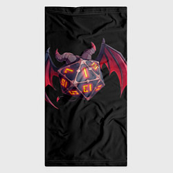 Бандана-труба Дьявольский кубик, цвет: 3D-принт — фото 2