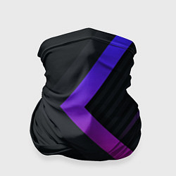 Бандана-труба Color black line, цвет: 3D-принт