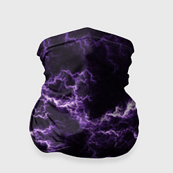 Бандана-труба Lightning purple flicker, цвет: 3D-принт