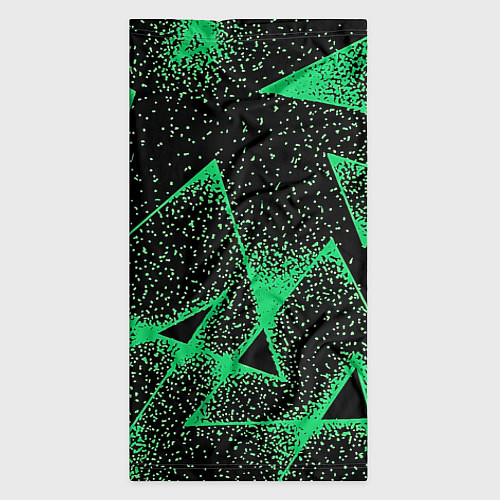 Бандана A light green triangle with dots / 3D-принт – фото 3
