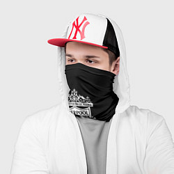 Бандана-труба Liverpool краски белые, цвет: 3D-принт — фото 2