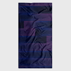Бандана-труба Color blue square, цвет: 3D-принт — фото 2