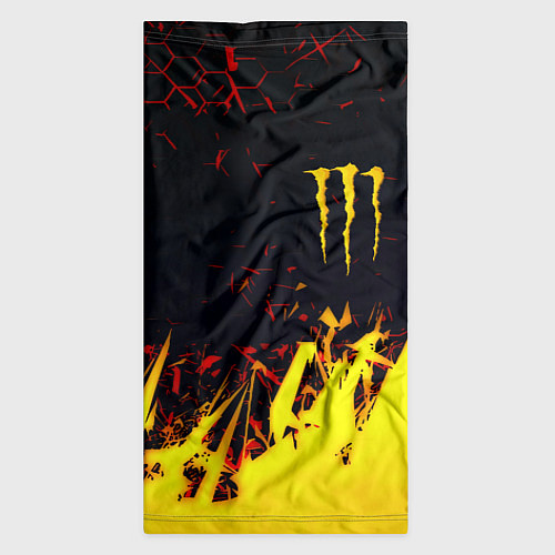 Бандана Monster energy абстрактные краски / 3D-принт – фото 3