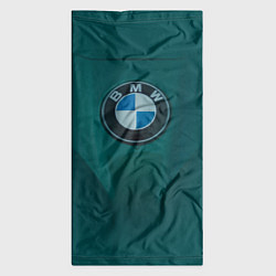 Бандана-труба Логотип BMW на зелёном фоне, цвет: 3D-принт — фото 2