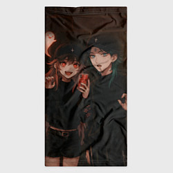 Бандана-труба Ху Тао и Сяо пейринг, цвет: 3D-принт — фото 2