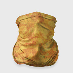 Бандана-труба Абстракция - orange camouflage, цвет: 3D-принт