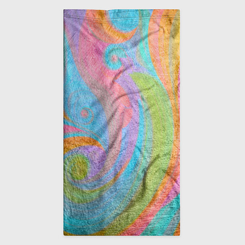 Бандана Абстракция - multicolored curves / 3D-принт – фото 3