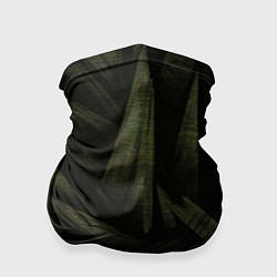 Бандана-труба Абстракция - green triangles, цвет: 3D-принт