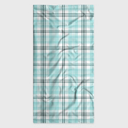 Бандана-труба Checkered light blue, цвет: 3D-принт — фото 2