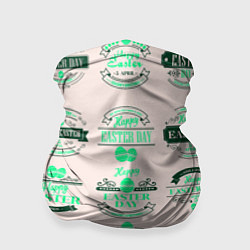 Бандана-труба Easter turquoise, цвет: 3D-принт