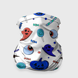 Бандана-труба Halloween white, цвет: 3D-принт