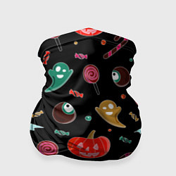 Бандана-труба Halloween red pumpkin, цвет: 3D-принт