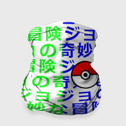 Бандана-труба Pokemon japan pattern, цвет: 3D-принт