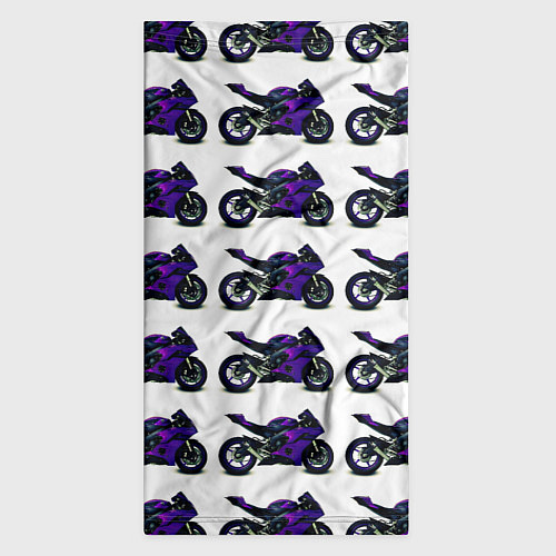 Бандана Motorcycle purple gloss / 3D-принт – фото 3