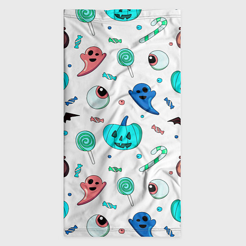 Бандана Halloween light blue pumpkin / 3D-принт – фото 3