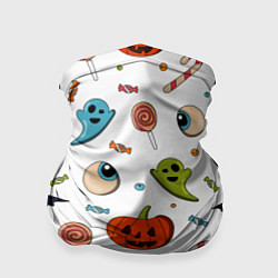 Бандана-труба Halloween pumpkin show, цвет: 3D-принт