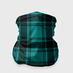 Бандана-труба Checkered dark blue, цвет: 3D-принт