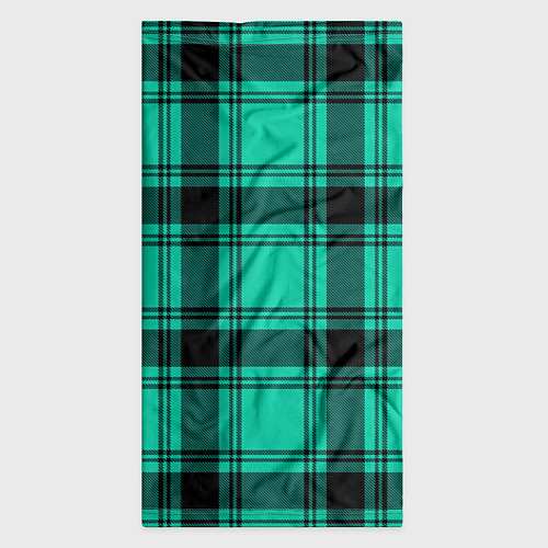 Бандана Checkered turquoise / 3D-принт – фото 3