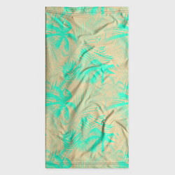 Бандана-труба Palm light blue, цвет: 3D-принт — фото 2