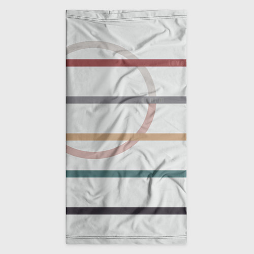 Бандана Stripes and circle / 3D-принт – фото 3