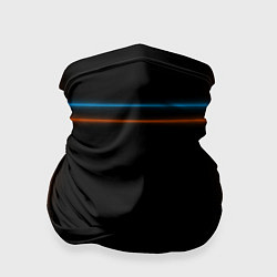 Бандана-труба Neon black red blue, цвет: 3D-принт