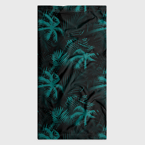 Бандана Palm light blue dark / 3D-принт – фото 3